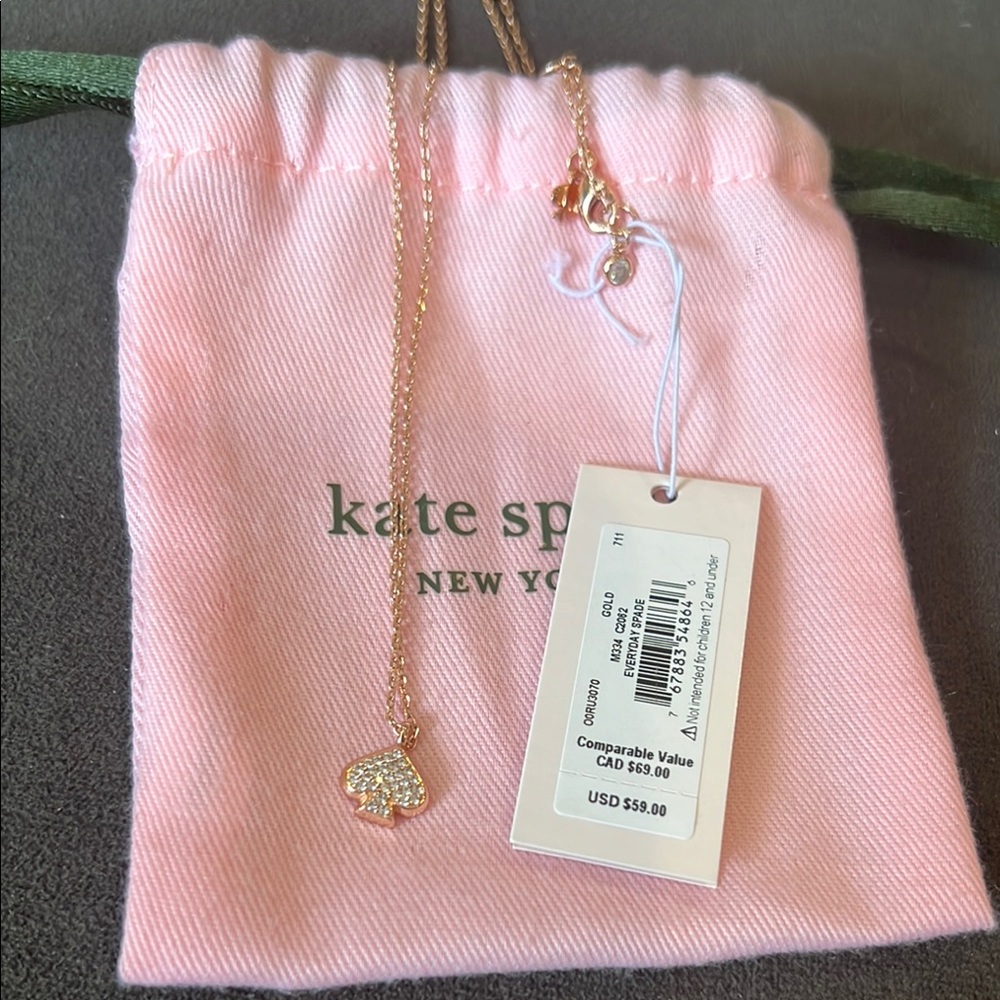 Kate Spade Gold Necklace with Pendant